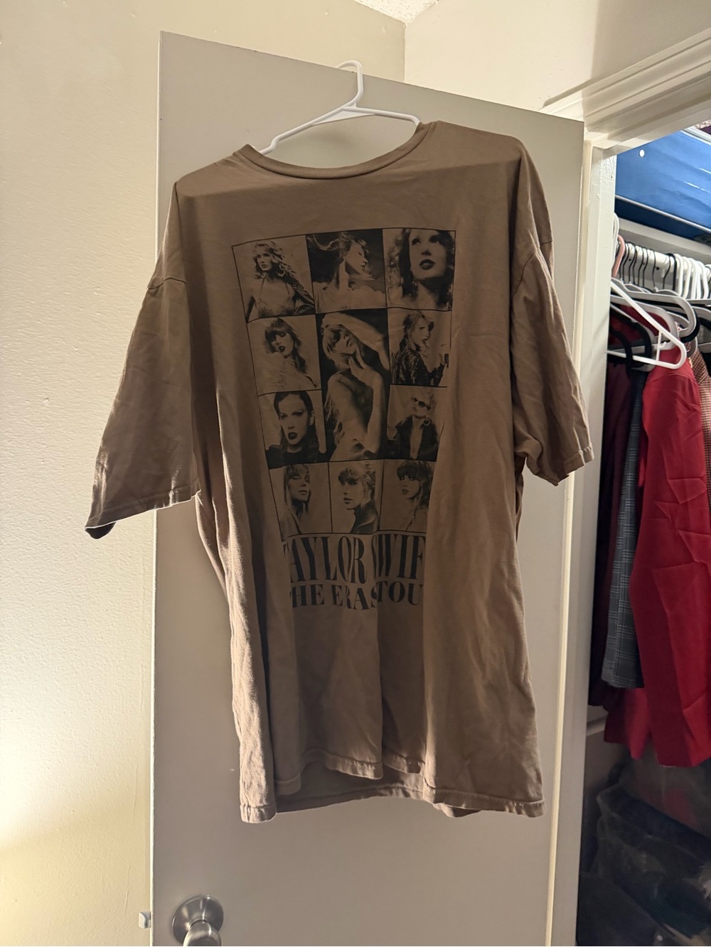 Taylor Swift Brown Graphic Era Tour Tee